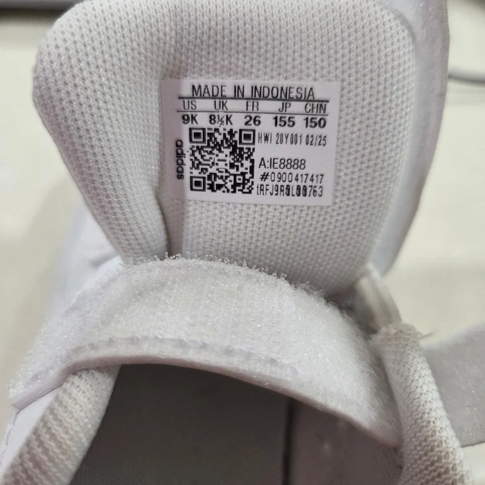 Adidas Grand Court 2.0 CF I Toddler Kids White Sneakers IE8888 SK Boys Girls